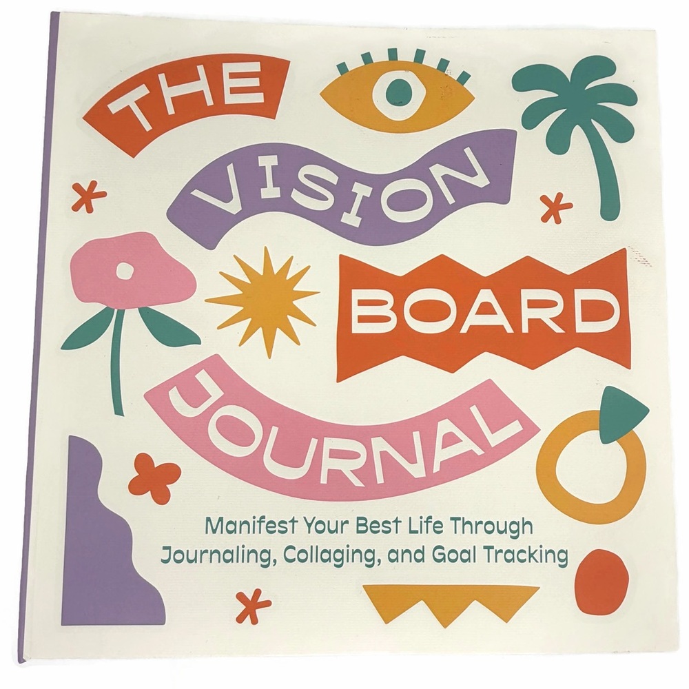 The Vision Board Journal - Colorful Goal Planner